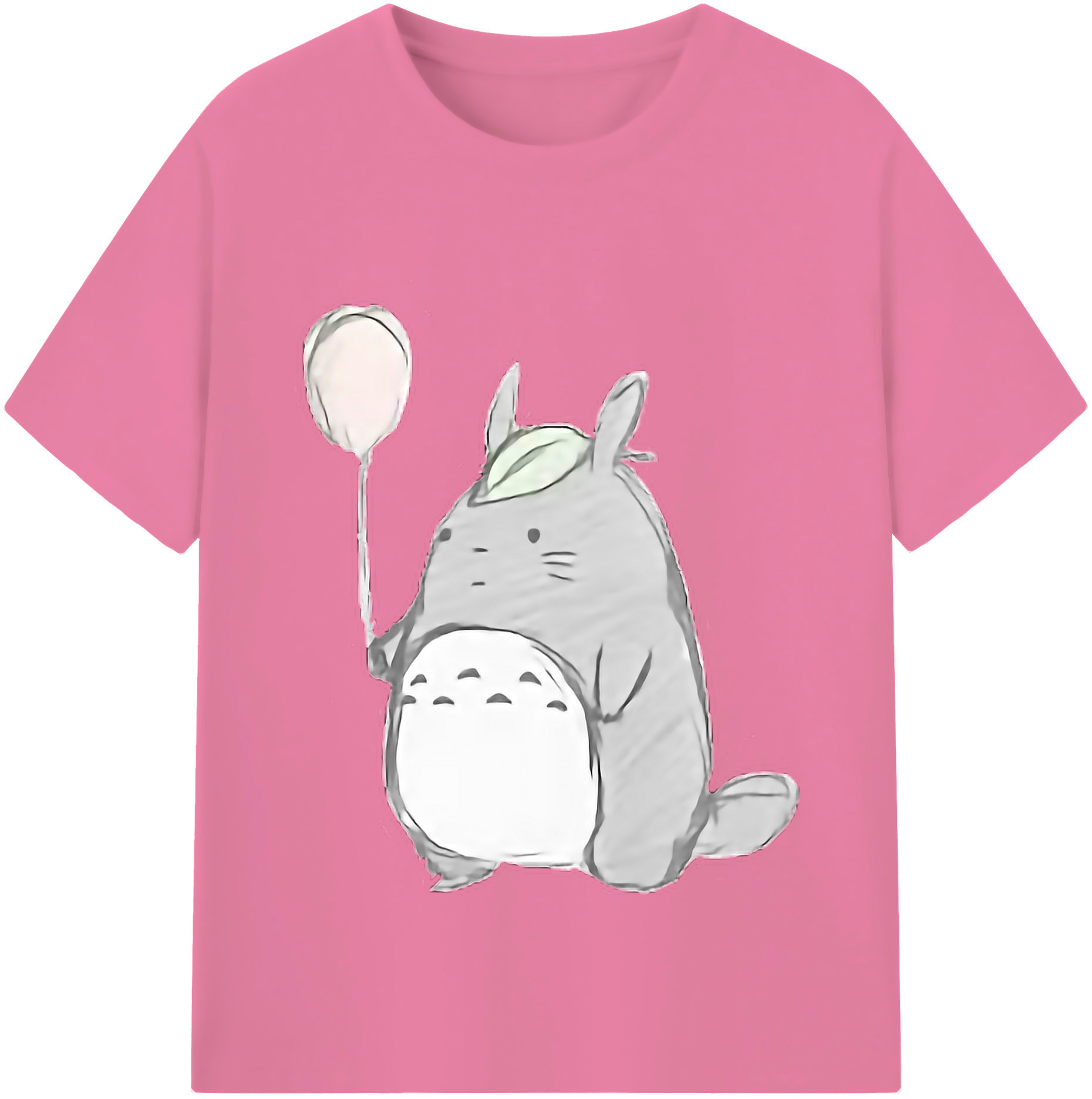 （画像用） となりのトトロ 草壁メイ 草壁サツキ My Neighbor Totoro Satsuki Kusakabe Mei Kusakabe 綿100％半袖Tシャツ（フロントプリント）